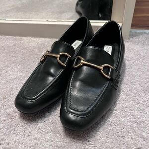 Steve Madden Black Loafers